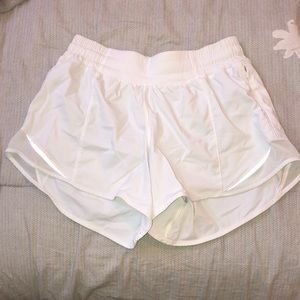 White Lululemon Shorts